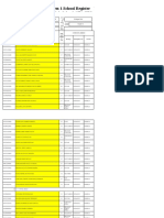 School Form 1 School Register For Senior High School (SF1-SHS)