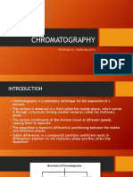 Chromatography: Prepared By: Nimra Mazhar