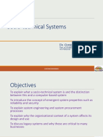 Socio-Technical Systems: Dr. Govindraj B. Chittapur