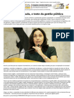 Fundação Maurício Grabois - Artigos - Tragédia Anunciada, o teste da gestão pública