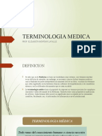 TERMINOLOGIA MEDICA  CLASE 1