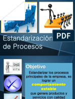 CLASE 4 Estandarización de Procesos