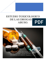 Estudio Toxicológico  de las Drogas de  Abuso