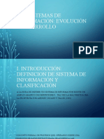 Sistemas de Informacion Evolucion y Desarrollo