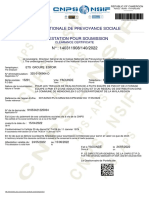 Caisse Nationale de Prevoyance Sociale: Clearance Certificate