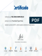 Certificado Propriedades Figuras Planas