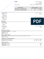 Iit Ropar CV Template