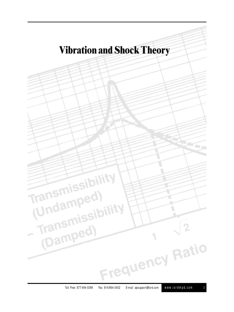 Lord Vibration & Shock Theory PDF Resonance Stiffness