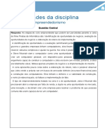 Resposta - Questão Central - Empreendedorismo