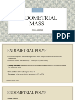 Endometrial Mass: Nadia G. Agagon, MD Third Year Resident