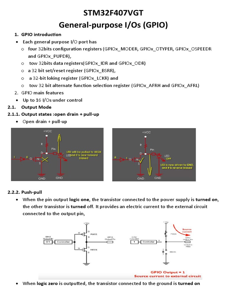 GPIO stm32 | PDF | Electricity | Electrical Engineering