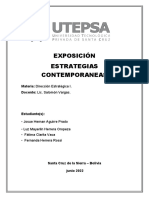 EXPOSICIÓN Estrategias contemporaneas