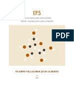 Ocampo Villalobos Julio Alberto: Base de Datos para Aplicaciones Profre. Maximiliano Carsi Castrejón