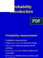 Introduction to Probability Measurement and Concepts