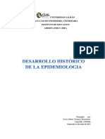 Desarrollo Historico de La Epidemiologia Jesica Vasquez