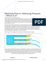 Reducing Flow vs. Reducing Pressure - Which Is It - CTG