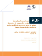 Manual Procedimientos Vacunacion COVID