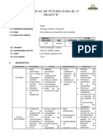 Plan Anual de Tutoria