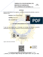 Antecedente Policial