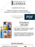 Universidad Del Arte Ganexa - Elementos A Considerar en El Proceso de Compras - Jueves 26 de Mayo 2022