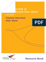 Trauma Informed Peer Work - Resource Booklet