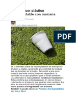 5.-Cómo Hacer Plástico Biodegradable Con Maicena - 5paginas