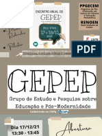 Encontro Gepep 2021