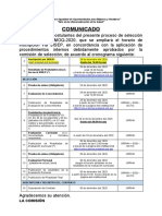 Convocatoria Cas