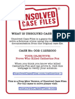 Unsolved Case Files Fox