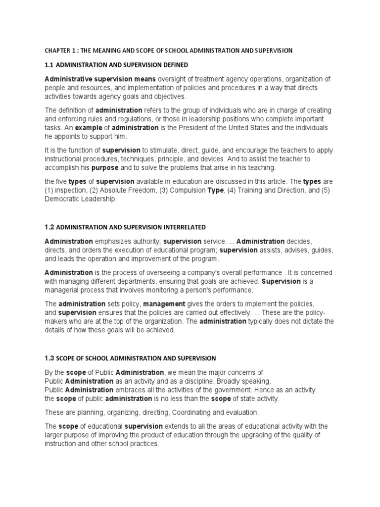 MEANING AND SCOPE OF SCHOOL ADMINISTRATION visual data 4