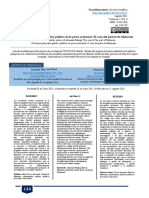 Lineamientos para Una Política Pública de La Pesca Artesanal. El Caso Del Puerto de Matarani