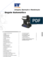 Manual de montagem e operação do engate automático