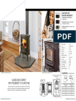 Classic and Compact With The Benefit of Soapstone: Cast Iron Woodstove