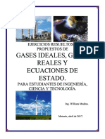 Gases Ideales, Gases Gases Ideales, Gases Reales Y Reales Y Ecuaciones de Ecuaciones de Estado. Estado