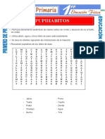 Pupihabitos para Primero de Primaria