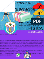 Carpeta de Recuperacion - Educacion Fisica - 3ero y 4to Carlos Espinoza Dereck K.