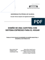 Caldú - DISEÑO DE UNA CAFETERA CON SISTEMA ESPRESSO PARA EL HOGAR