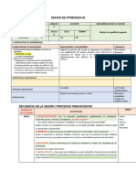 Sesion de Aprendizaje 4° Primaria Equilibrio