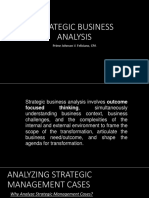 Module 1 - Strategic Business Analysis