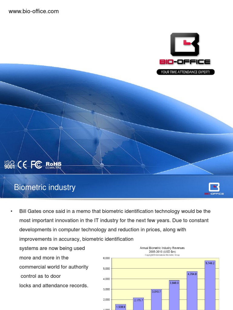 Bio Office+Intro | PDF | Access Control | Biometrics