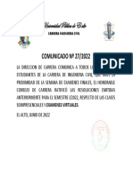 Comunicado 27 2022