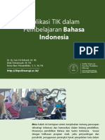 Aplikasi TIK Dalam Pelajaran Bahasa Indonesia Pertemuan 1
