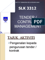 Tender / Contract Management: Institut Kemahiran Belia Negara Naka