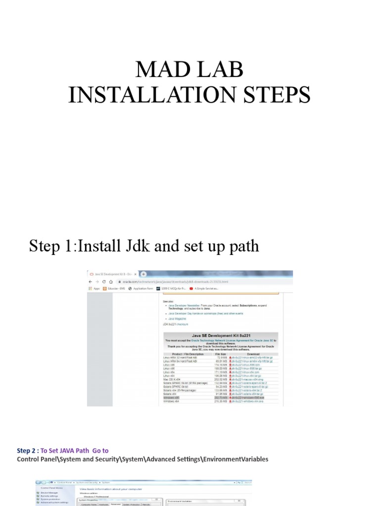 Mad Lab Installation Guide | PDF | Computers