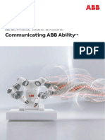 Communicating ABB Ability: Abb Abilit Y Manual, 12 March, 2017 Houston