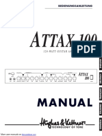 ATTAX 100 - amplificador de guitarra -manual- 120 watt