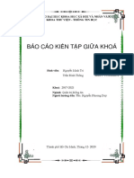 Báo cáo kiến tập