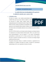 Boletín Epidemiológico Del Perú TAREA ACADEMICA