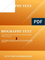 Biography Text