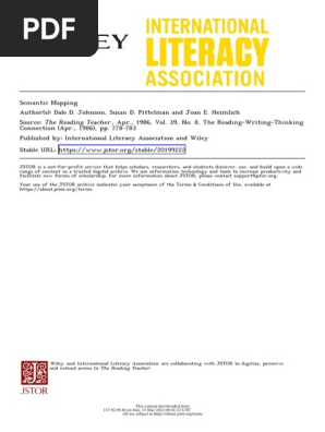 READING 4.1_semantic Mapping